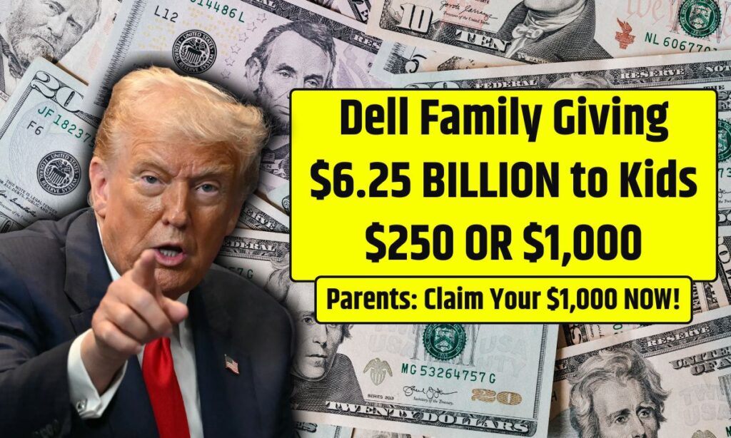Dell Family Giving $6.25 BILLION to Kids $250 OR $1,000