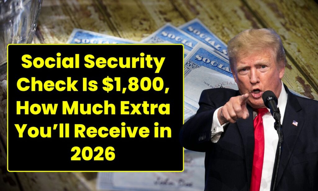 Social Security Check Is $1,800