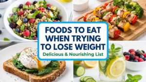List of Foods to Eat When Trying to Lose Weight