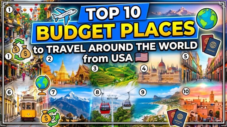 10 Budget Places to Travel Around the World
