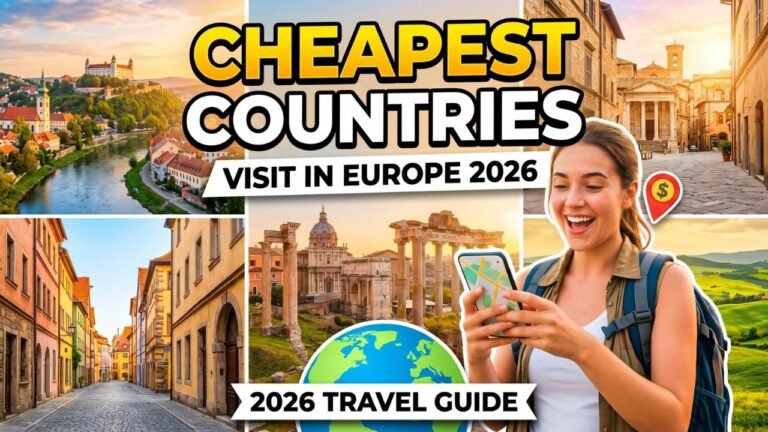 Cheapest countries to visit in Europe 2026