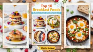 What are the top 10 breakfast foods